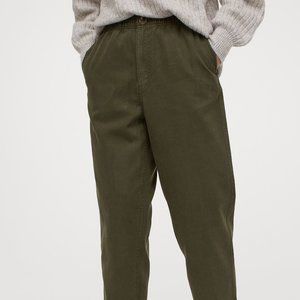 H&M Green Paper Bag Pants